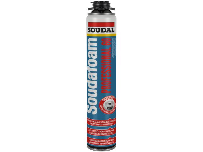 SOUDAL PUR PJENA PIŠTOLJSKA SOUDAFOAM PROF 60 750ML